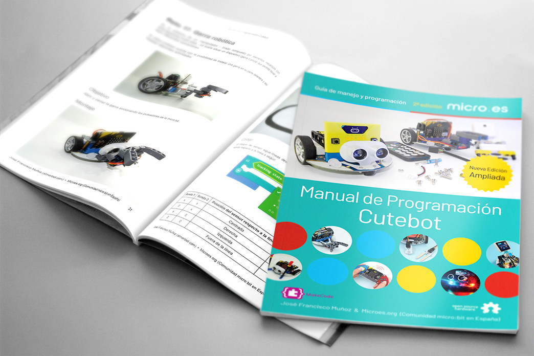 Gu&iacute;a de manejo - Manual de Programaci&oacute;n Cutebot
